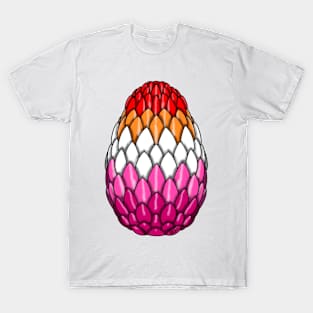 Lesbian Pride Dragon Egg T-Shirt